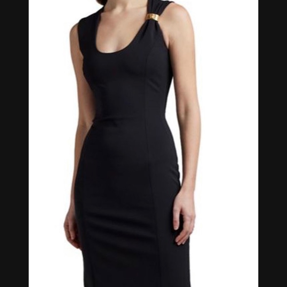 Versace crepe midi dress size 42